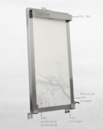 Panel Calefactor RMP de Porcelanato 30 x 60cm Bajo Consumo 400W/600W