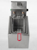 Freidora Eléctrica Industrial 5 Litros | Acero Inoxidable 304 | 2500W - Imagen 2