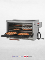 Horno Pizzero Eléctrico Industrial 6 Moldes | 6 kW | 220V / 380V