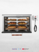 Horno Pizzero Eléctrico Industrial 6 Moldes | 6 kW | 220V / 380V - Imagen 2