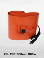 Manta Calefactora de Silicona para Tachos de 20 Litros | 800W con Termostato Regulable - Imagen 3