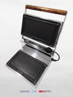 Plancha Doble Contacto Lisa Industrial | 1500W | Acero Inoxidable - Imagen 2