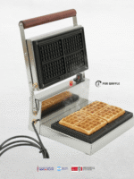 Waflera Industrial Profesional | 1500W | Acero Inoxidable | Uso Continuo