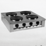 Anafe Eléctrico Industrial 4 Hornallas Inoxidable 304